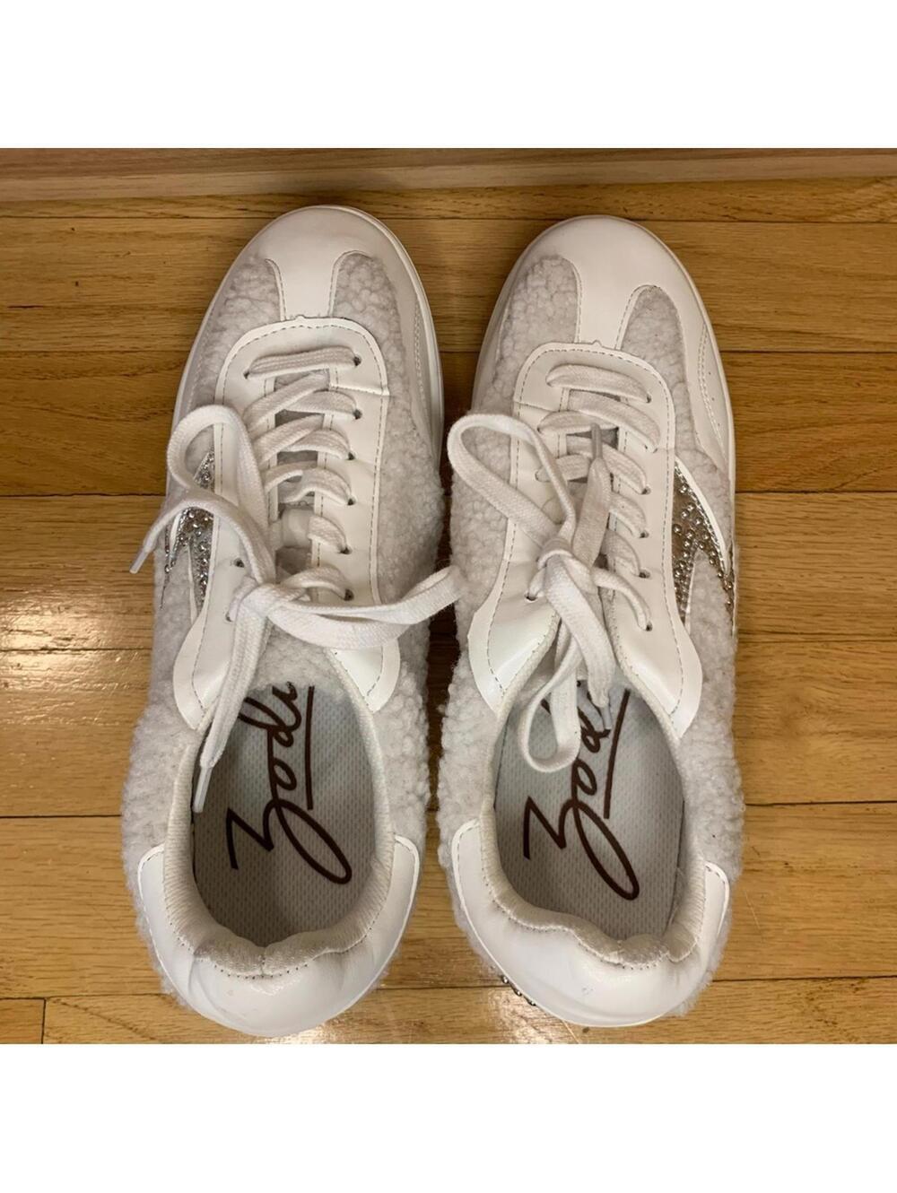 Zodiac Sansa Lace Up Sneakers in White and Silver - Size 8.5 - Picture 6 of 8